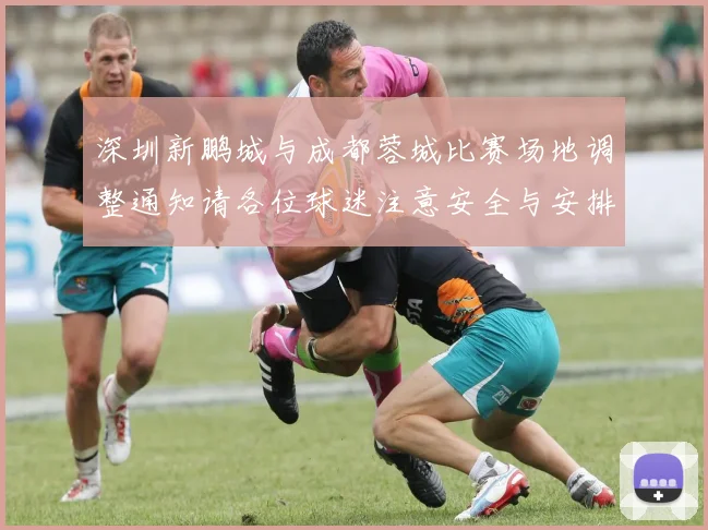 深圳新鹏城与成都蓉城比赛场地调整通知请各位球迷注意安全与安排